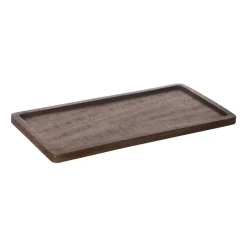 ERNST wooden tray 15x30 cm, Dark Brown Discount