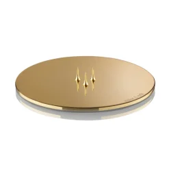 Ester & erik candle plate Ø12 cm polished, gold Gold-coloured Discount