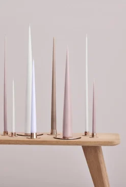 Ester & erik candle plate Ø12 cm polished, Rosé gold Gold-coloured Online