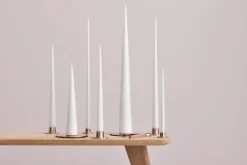 Ester & erik candle plate Ø12 cm polished, Rosé gold Gold-coloured Online