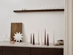 Ester & erik chandelier 37 cm 2-pack matte, Winter rose 84 Purple Hot