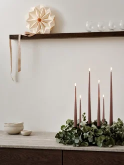 Ester & erik light 4-pack lacquered, Winter rose 84, 32 cm Purple Best