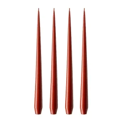 Ester & erik light 4-pack lacque, aged rust, 32 cm Red Discount