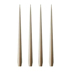 Ester & erik light 4-pack lacquered, nougat note, 32 cm Beige