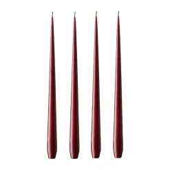 Ester & erik light 4-pack matte, vinröd, 42 cm Red Discount