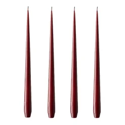 Ester & erik light 4-pack matte, Wine, 32 cm Red Sale