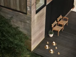Ester & erik outdoor candle holder large 32.3 cm, Gold Gold-coloured Online