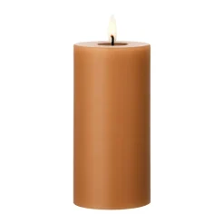 Ester & erik pillar candle LED, 23 Raw Toffee, 15 cm Brown Sale