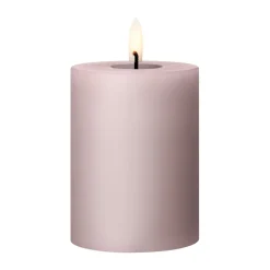 Ester & erik pillar candle LED, 52 Soft Rose, 10 cm Pink Discount