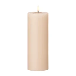 Ester & erik pillar candle LED, 11 Ice Latte, 20 cm Beige Online
