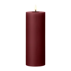 Ester & erik pillar candle LED, 44/2 Deep Wine, 20 cm Red Discount