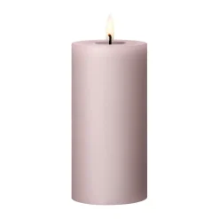 Ester & erik pillar candle LED, 52 Soft Rose, 15 cm Pink Outlet