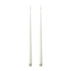Ester & erik taper candle LED 2-pack, 10 Silky, 40 cm White Clearance