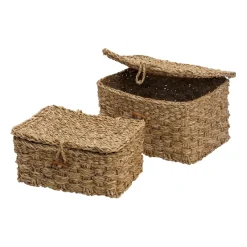 Dixie Esther storage basket 2-pack, Natural Brown New