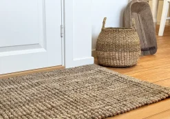 Dixie Esther storage basket with handle 2-pack, Natural Beige Outlet