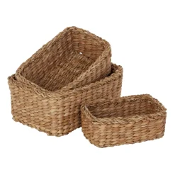 Dixie Esther storage box 3 pieces, Natural Beige Hot