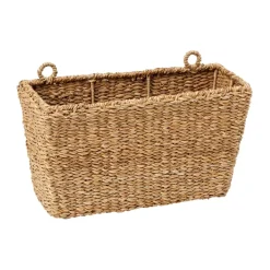 Dixie Esther wall mounted storage box 40x16x22 cm, Natural Brown Outlet