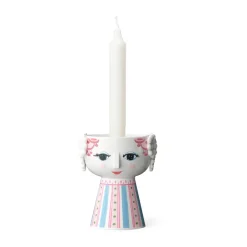 Bjørn Wiinblad Eva candlestick 9,5 cm, Pink Best