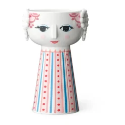 Bjørn Wiinblad Eva candlestick 14 cm, Red Sale