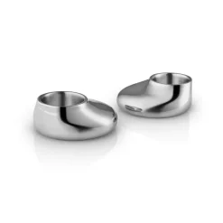 Eva Solo Mellow candle holders 2 pcs, Silver Silver-coloured Sale