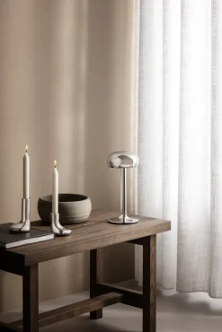 Eva Solo Mellow candleholder 17 cm, Silver Silver-coloured Clearance