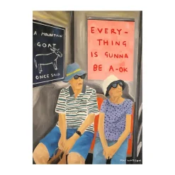 Paper Collective Everything Is Gunna Be OK poster, 30x40 cm Multi Discount