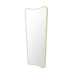GUBI F.A.33 Mirror, Brass polished, large Gold-coloured Online