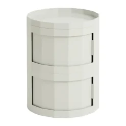 HAY Facet Cabinet 20 side table, Misty Grey Clearance