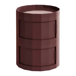 HAY Facet Cabinet 20 side table, Burgundy Red Best
