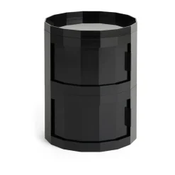 HAY Facet Cabinet 20 side table, Anthracite Black