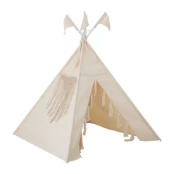 Bloomingville Fardin Teepee Tent 110x110x140 cm, Nature Beige Best