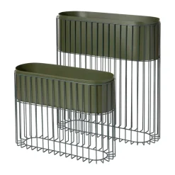 Broste Copenhagen Fenja plant box set, Green Outlet