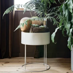 Ferm Living plant box round, cashmere Beige