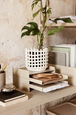 Ferm Living 2x2 document organiser, Cashmere Beige Sale
