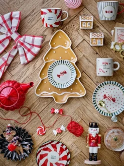 Bloomingville Festive decoration hangings 3 pieces, Red Discount