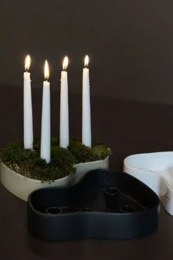 DBKD Fill me up advent candle, Cast iron GreyBlack