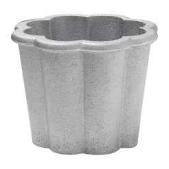 Byarums bruk Fjällsippa flower pot low Ø21x16 cm, Nature Silver-coloured Sale