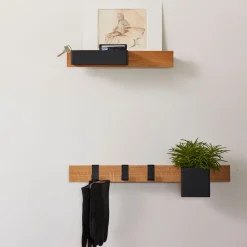 Gejst Flex Rail magnetic rail 60 cm, oak- Black Best