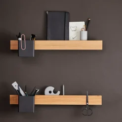 Gejst Flex Rail magnetic rail 60 cm, oak- Black Best
