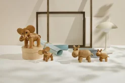 Spring Copenhagen Flora hippo decoration, Oak-maple Beige Hot