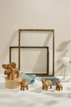 Spring Copenhagen Flora hippo decoration, Oak-maple Beige Hot