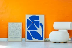 Paper Collective Flores Nocturnas 01 poster, 30x40 cm GreyBlue