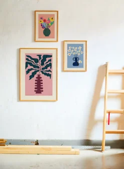 Paper Collective Flower Studies 02 (Sommar) poster, 50x70 cm BlueWhite Discount