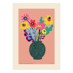 Paper Collective Flower Studies 02 (Sommar) poster, 30x40 cm BlueWhite Best