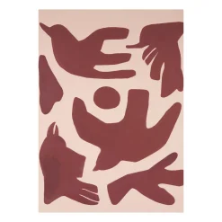 Paper Collective Flying High poster, 50x70 cm Red New