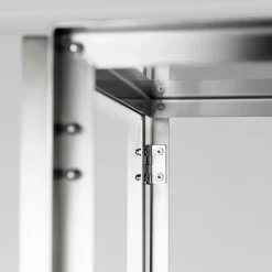 Kristina Dam Studio Foldable console 124x60 cm, Brushed stainless steel Silver-coloured Online