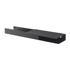 Muuto Folded platform shelf 62x5.4 cm, Black Outlet
