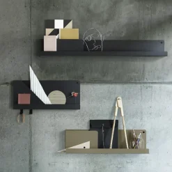 Muuto Folded shelf 29.5x40 cm, Black Outlet