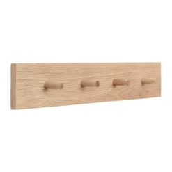 Hübsch Folk clothes hanger medium, Oak Beige Outlet