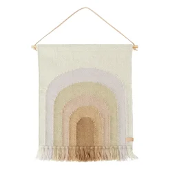 OYOY Follow the rainbow wall decoration 55x69 cm, Lavender Pink New